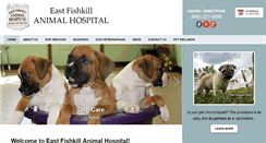 Desktop Screenshot of eastfishkillanimalhospital.com